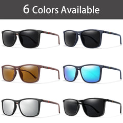 Optiveaura Luxury Square Polarized UV400 Sunglasses – Unisex