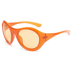 Optiveaura Y2K Oversized Oval UV400 Sunglasses – Unisex