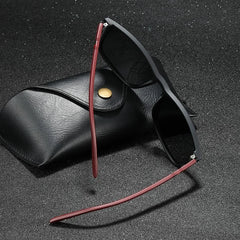 Optiveaura Luxury Square Polarized UV400 Sunglasses – Unisex