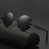 Optiveaura Retro Punk Round Sunglasses – Unisex