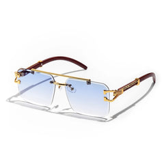 Optiveaura Ruiao Rimless Square Sunglasses – Unisex UV400