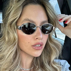 Optiveaura DDDLONG Metal Round Sunglasses – Unisex UV400