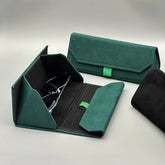 Soft Elegant Velvet Triangle Folding Glasses Case