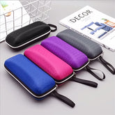 Portable Lanyard Zipper Glasses Case
