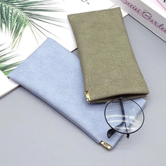 Glazzy Soft Leather Elastic Plate Glasses Case