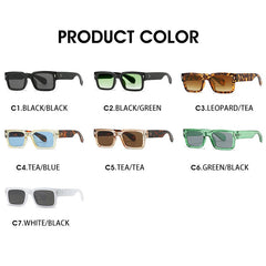 Optiveaura Square UV400 Sunglasses – Unisex Retro