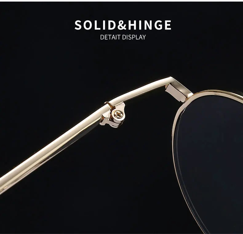 Trendy Retro Steampunk Sunglasses Men Brand Designer Round Steam Punk Alloy Sun Glasses Goggle For Women UV400 Gafas de Sol