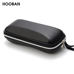 Luxury Black PU Leather Protective Glasses Case