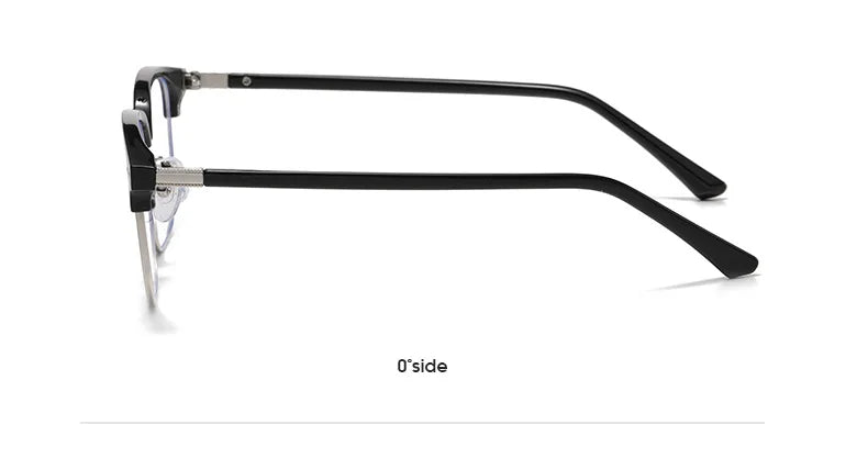 2 Pairs Per Set Men Women Fashion Anti-blue Light Eyewear Vintage Semi Rimless Square Office Computer Female Glasses Accessory