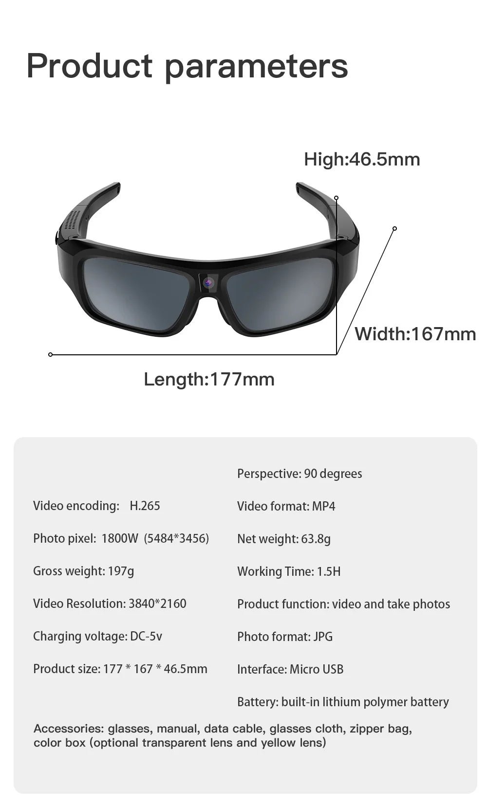 4K Video Glasses