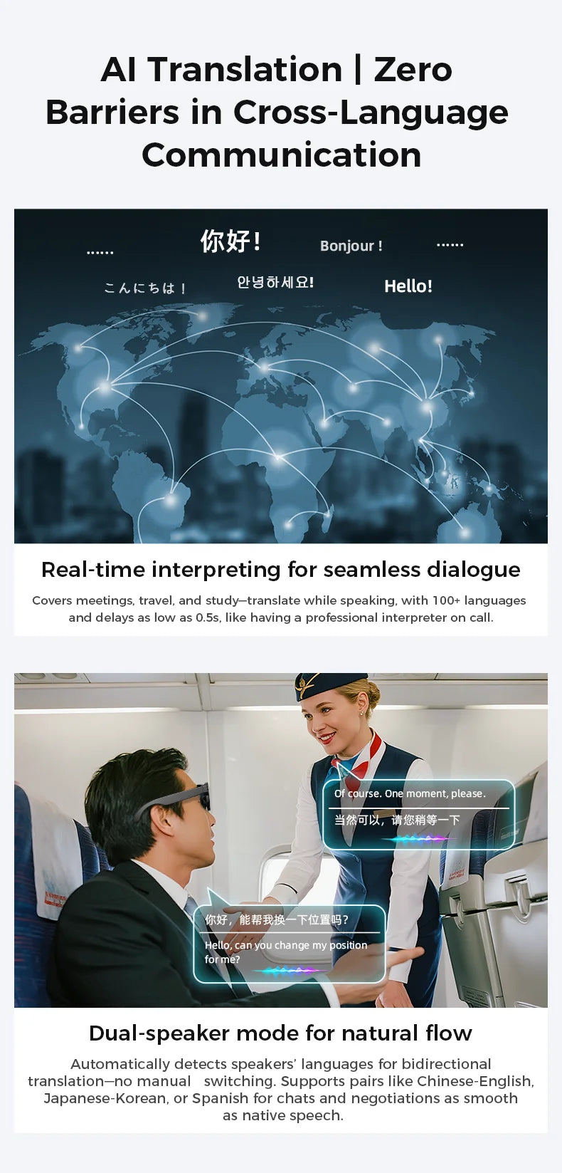 M01 Pro Smart Glasses With Camera 8 Million Pixels Photo Video Recording Supports AI translation Object Recognition With ChatGPT