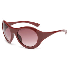 Optiveaura Y2K Oversized Oval UV400 Sunglasses – Unisex
