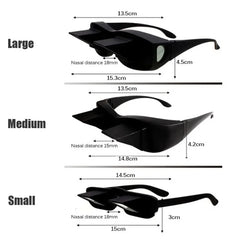 Optiveaura Lazy Horizontal Reading Glasses for Myopia