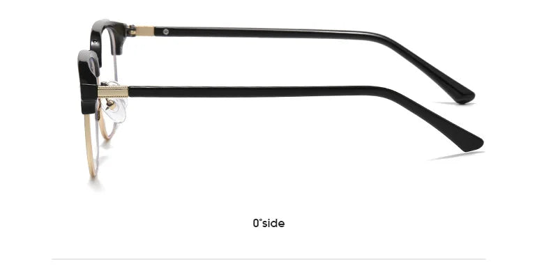 2 Pairs Per Set Men Women Fashion Anti-blue Light Eyewear Vintage Semi Rimless Square Office Computer Female Glasses Accessory