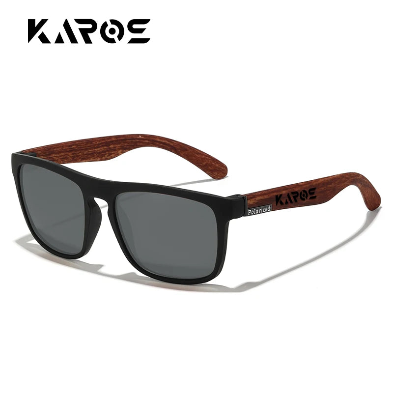 KAROS Retro Polarized Sunglasses HD Vision Outdoor Glasses Men Women Brand Designer Sun glasses UV400 Fishing Driving Eyewear