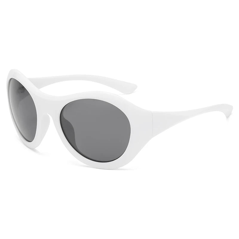 Optiveaura Y2K Oversized Oval UV400 Sunglasses – Unisex
