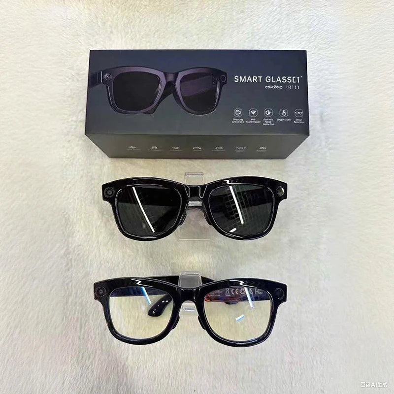 M01 Pro Smart Glasses With Camera 8 Million Pixels Photo Video Recording Supports AI translation Object Recognition With ChatGPT