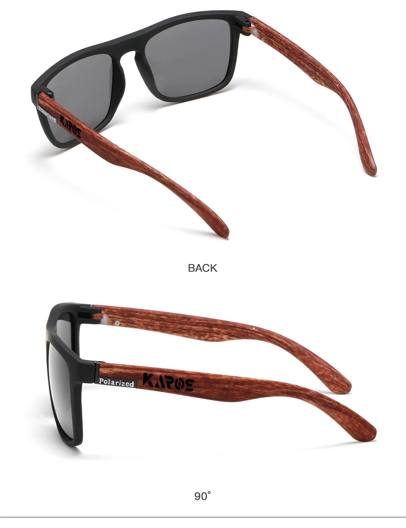 KAROS Retro Polarized Sunglasses HD Vision Outdoor Glasses Men Women Brand Designer Sun glasses UV400 Fishing Driving Eyewear