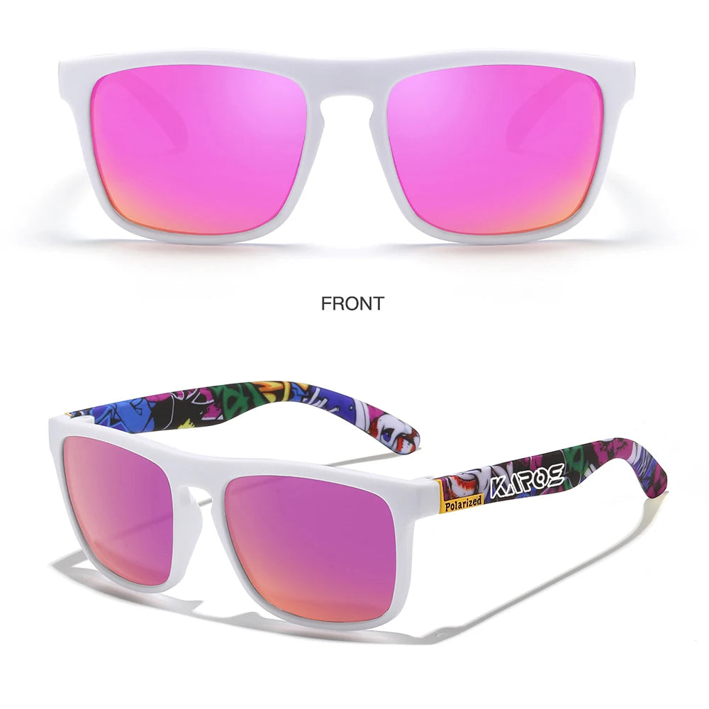 KAROS Retro Polarized Sunglasses HD Vision Outdoor Glasses Men Women Brand Designer Sun glasses UV400 Fishing Driving Eyewear