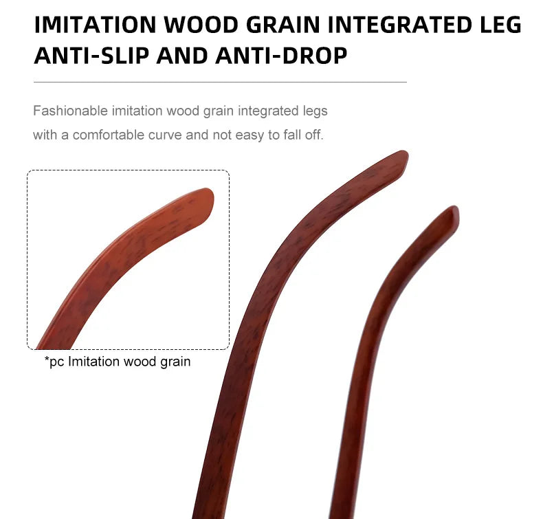 Vintage Square Rimless Sunglasses Men 2025 Luxury Brand Trendy Frameless Punk UV400 Eyewear Anti Blue Light Prescription Glasses