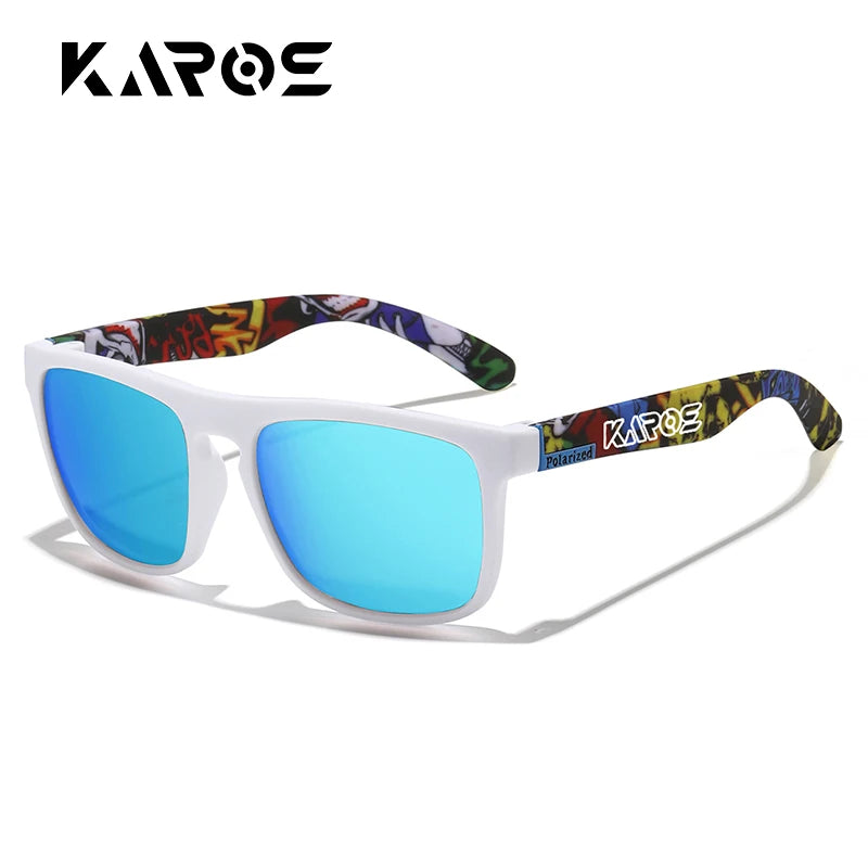 KAROS Retro Polarized Sunglasses HD Vision Outdoor Glasses Men Women Brand Designer Sun glasses UV400 Fishing Driving Eyewear