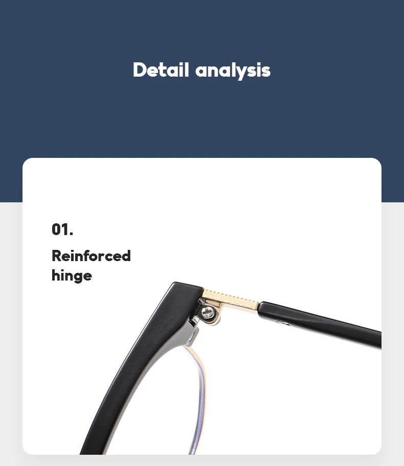 2 Pairs Per Set Men Women Fashion Anti-blue Light Eyewear Vintage Semi Rimless Square Office Computer Female Glasses Accessory