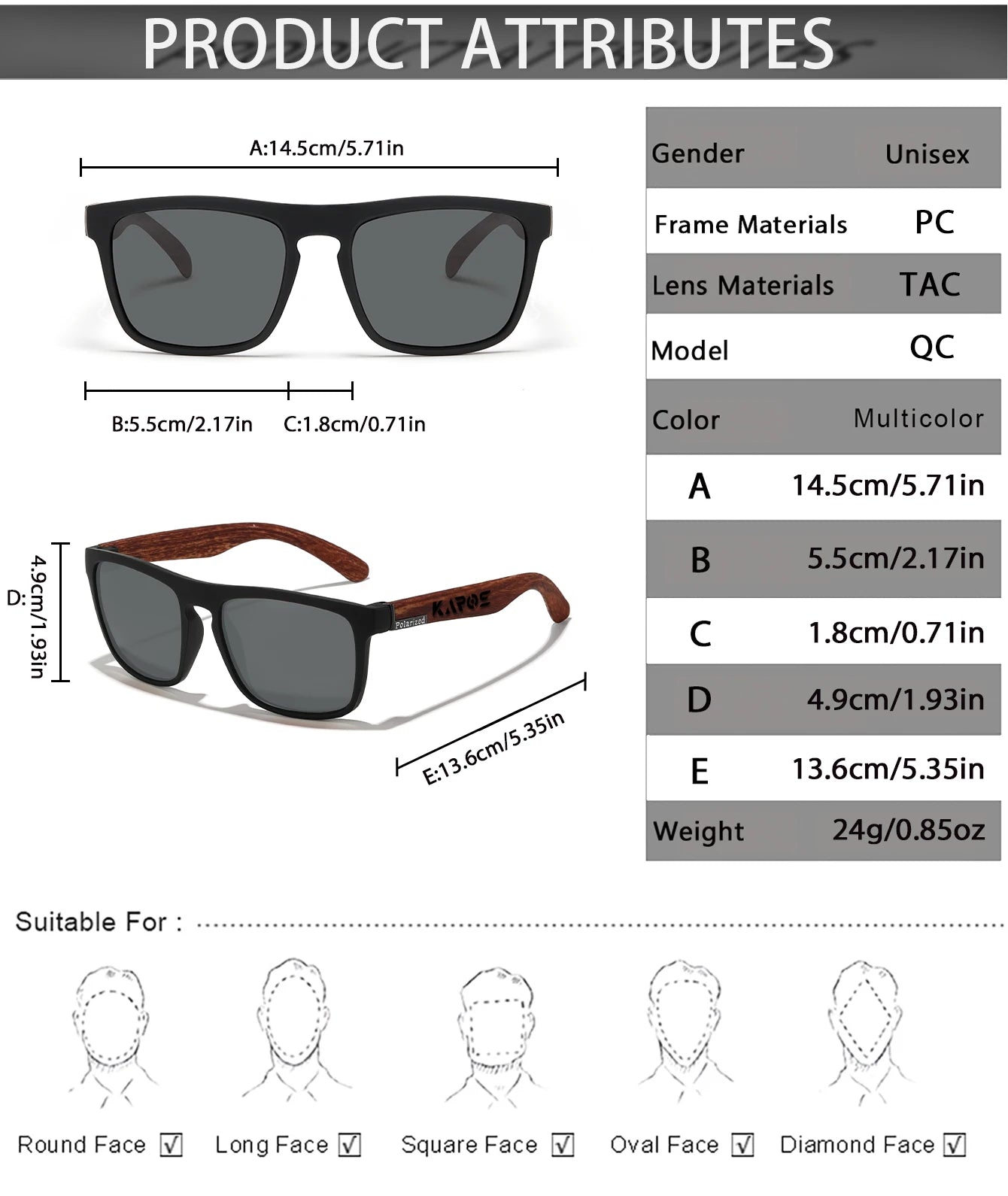 KAROS Retro Polarized Sunglasses HD Vision Outdoor Glasses Men Women Brand Designer Sun glasses UV400 Fishing Driving Eyewear