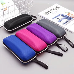 Portable Lanyard Zipper Glasses Case