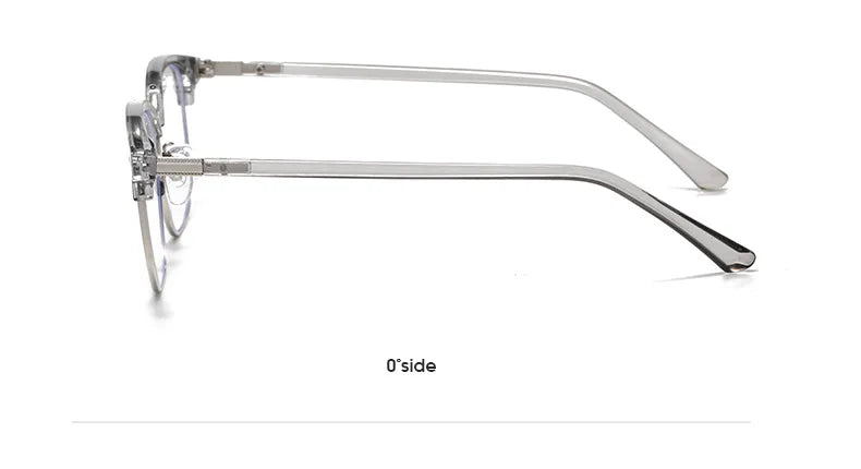 2 Pairs Per Set Men Women Fashion Anti-blue Light Eyewear Vintage Semi Rimless Square Office Computer Female Glasses Accessory