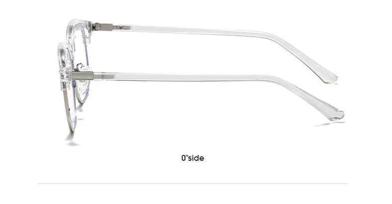 2 Pairs Per Set Men Women Fashion Anti-blue Light Eyewear Vintage Semi Rimless Square Office Computer Female Glasses Accessory