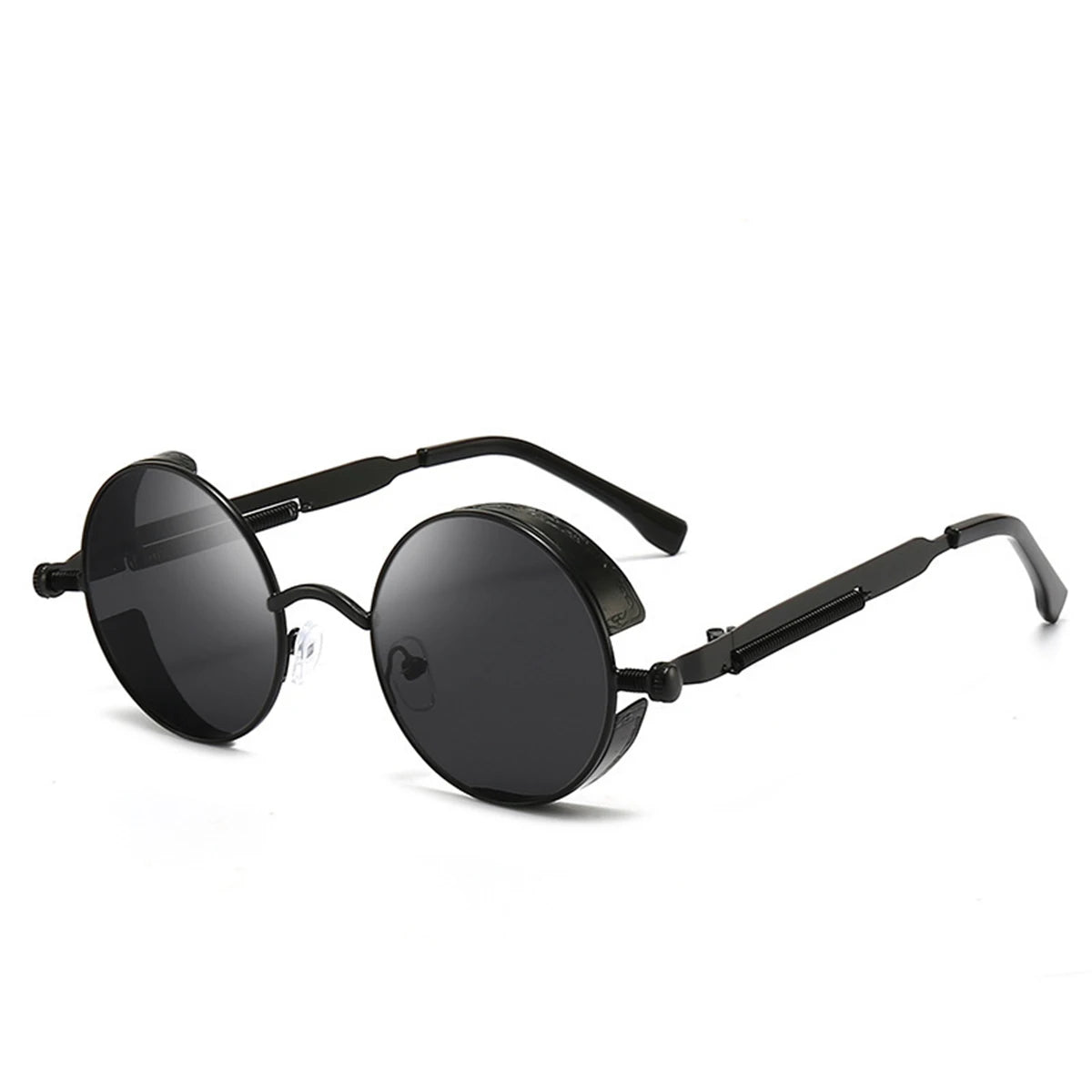Optiveaura Retro Punk Round Sunglasses – Unisex