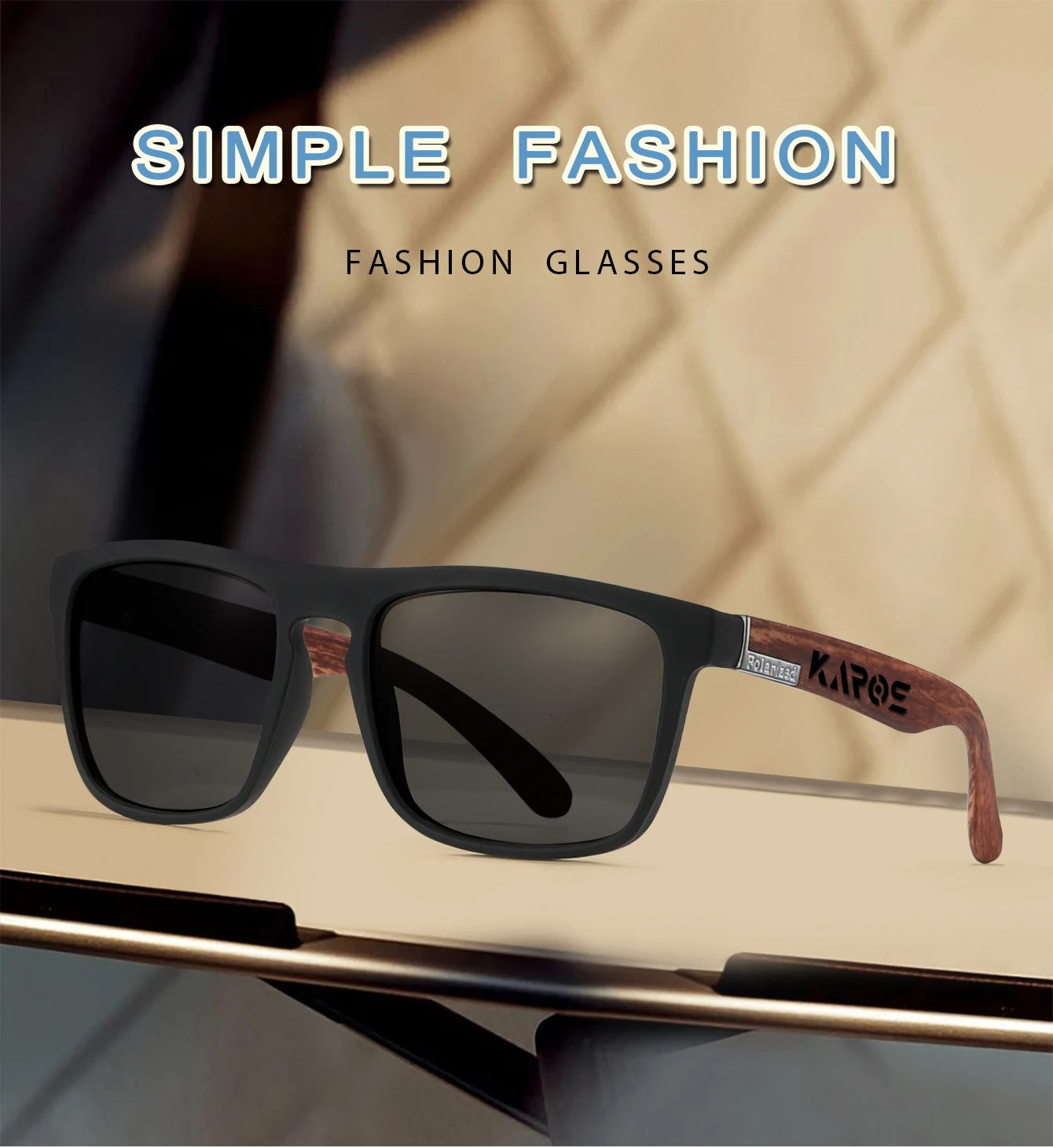 KAROS Retro Polarized Sunglasses HD Vision Outdoor Glasses Men Women Brand Designer Sun glasses UV400 Fishing Driving Eyewear