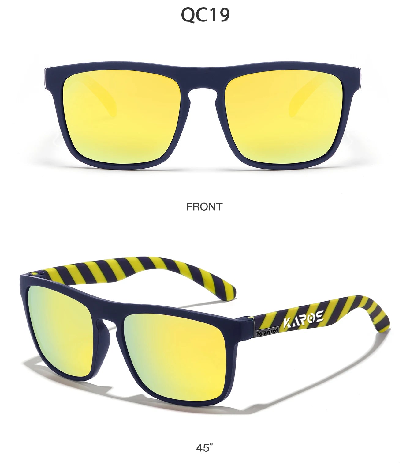 KAROS Retro Polarized Sunglasses HD Vision Outdoor Glasses Men Women Brand Designer Sun glasses UV400 Fishing Driving Eyewear