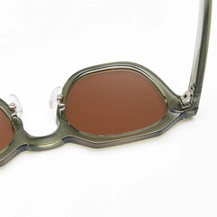 Optiveaura Peekaboo Korean Retro UV400 Sunglasses – Unisex TR90 Frame