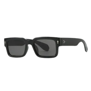 classical retro square rivet sunglasses